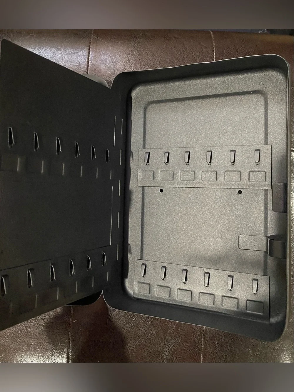 Key Safe Lock Box with Hooks and Number Labels - Black